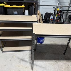 5-tier storage shelf system