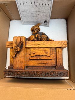 Disney Parks The Art of Disney Olszenski Pinocchio on Geppetto's Workbench