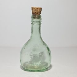 Glass Bottle with Cork Almaden Vintage 