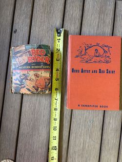 2 Vintage 1940s–1950s Western Books – Red Ryder & Gene Autry – $20