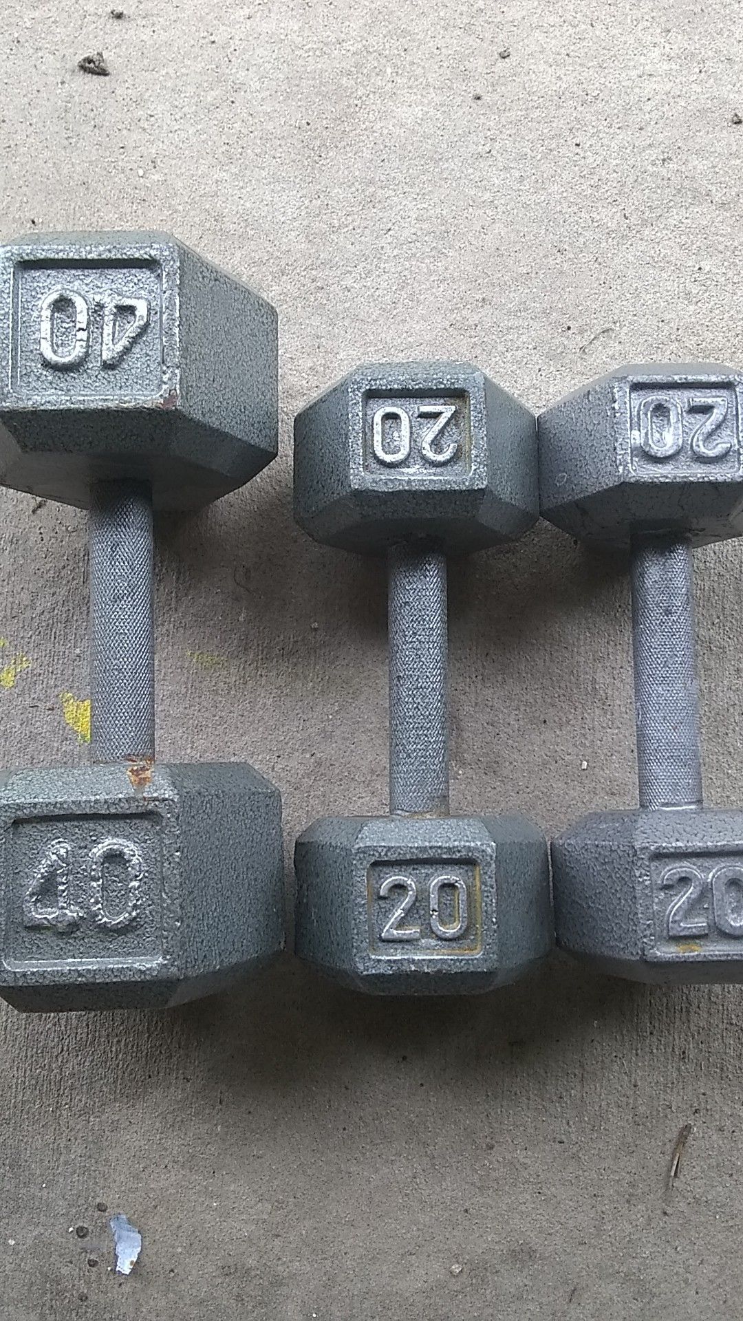 Dumbbell Set 80 Pounds $80