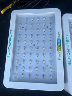 2 BLOOMSPECT 1000W Full Spectrum LED Grow Lights – 100W Actual – Indoor Plant Hydroponic