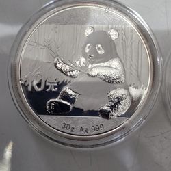 2017 Silver Panda Coin 