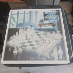 59 Piece Chess/Checker Set
