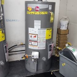 New Water Heater Gas 6 Months Warranty Garantia Por Escrito 