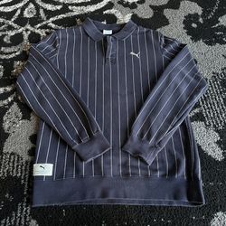 Puma Class Collared Crewneck