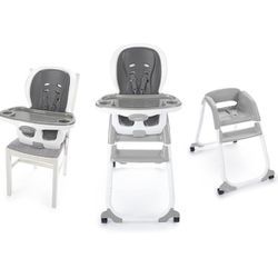 NEW!!! Ingenuity SmartClean Trio Elite 3-in-1 High Chair, Toddler Chair & Booster Seat - Slate

