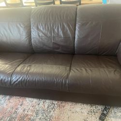 Genuine Leather Sofa Set 