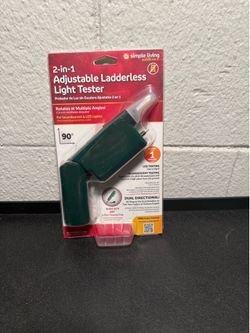 Simple Living Solutions 2-in-1 Adjustable Ladderless Light Tester