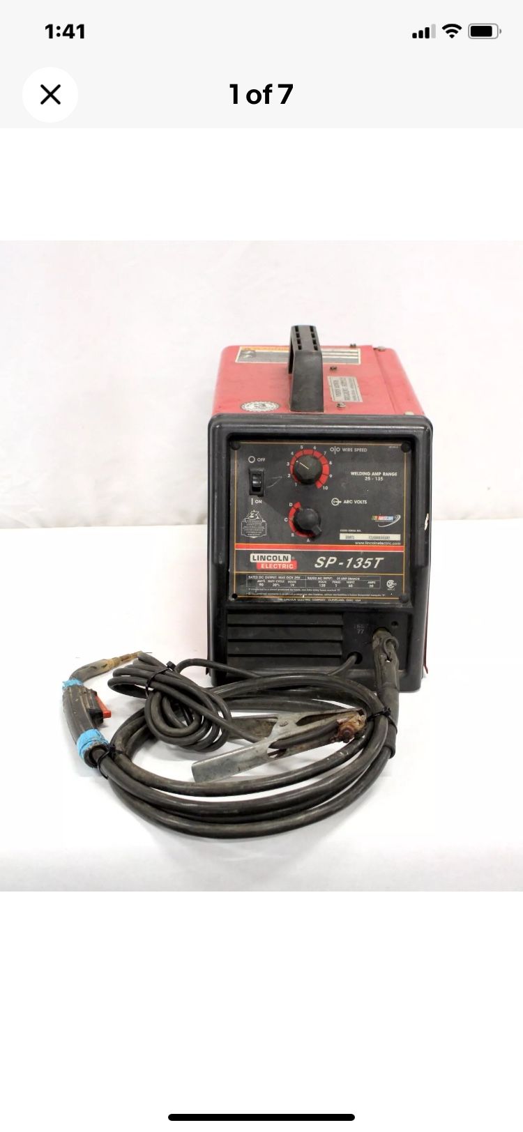 LINCOLN ELECTRIC SP-135T WELDER
