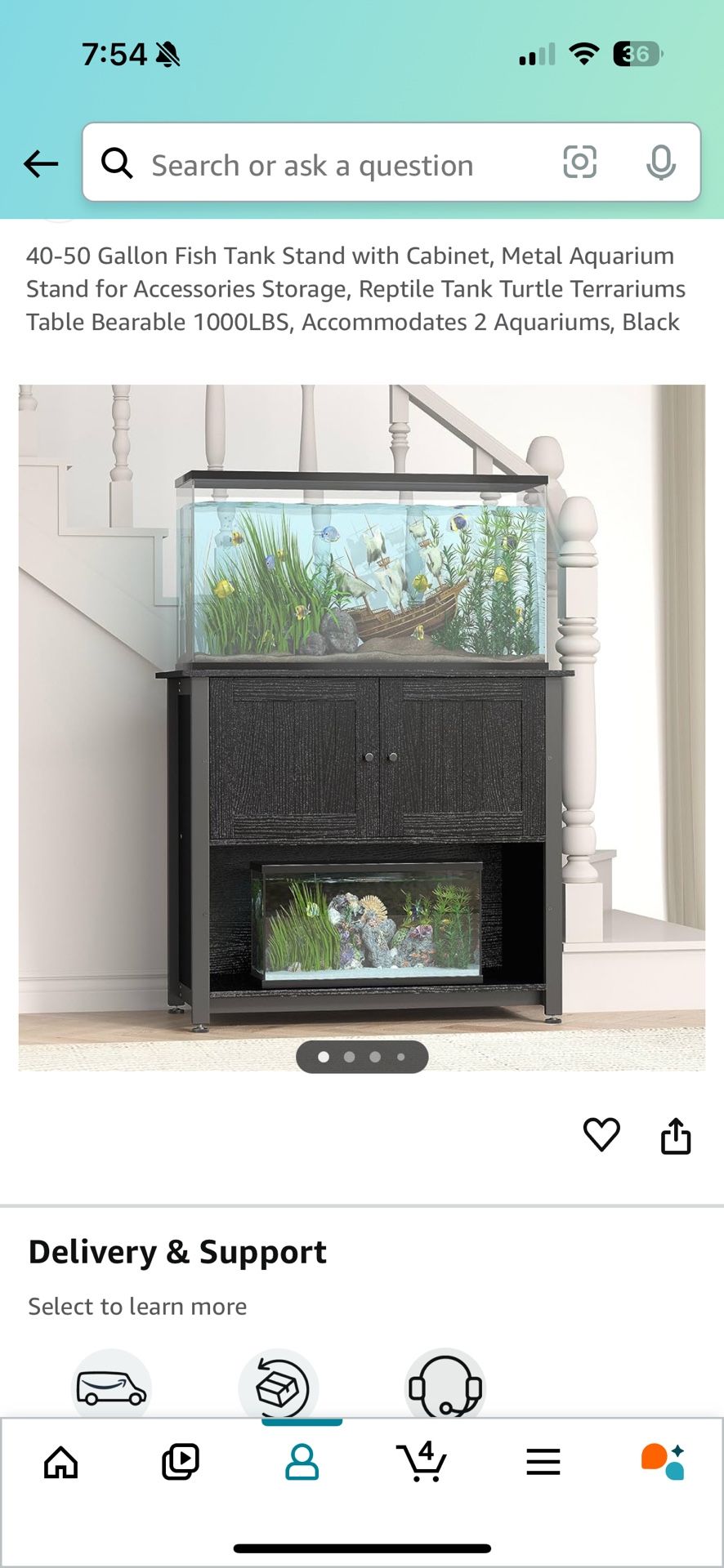 Gallon Fish Tank Stand