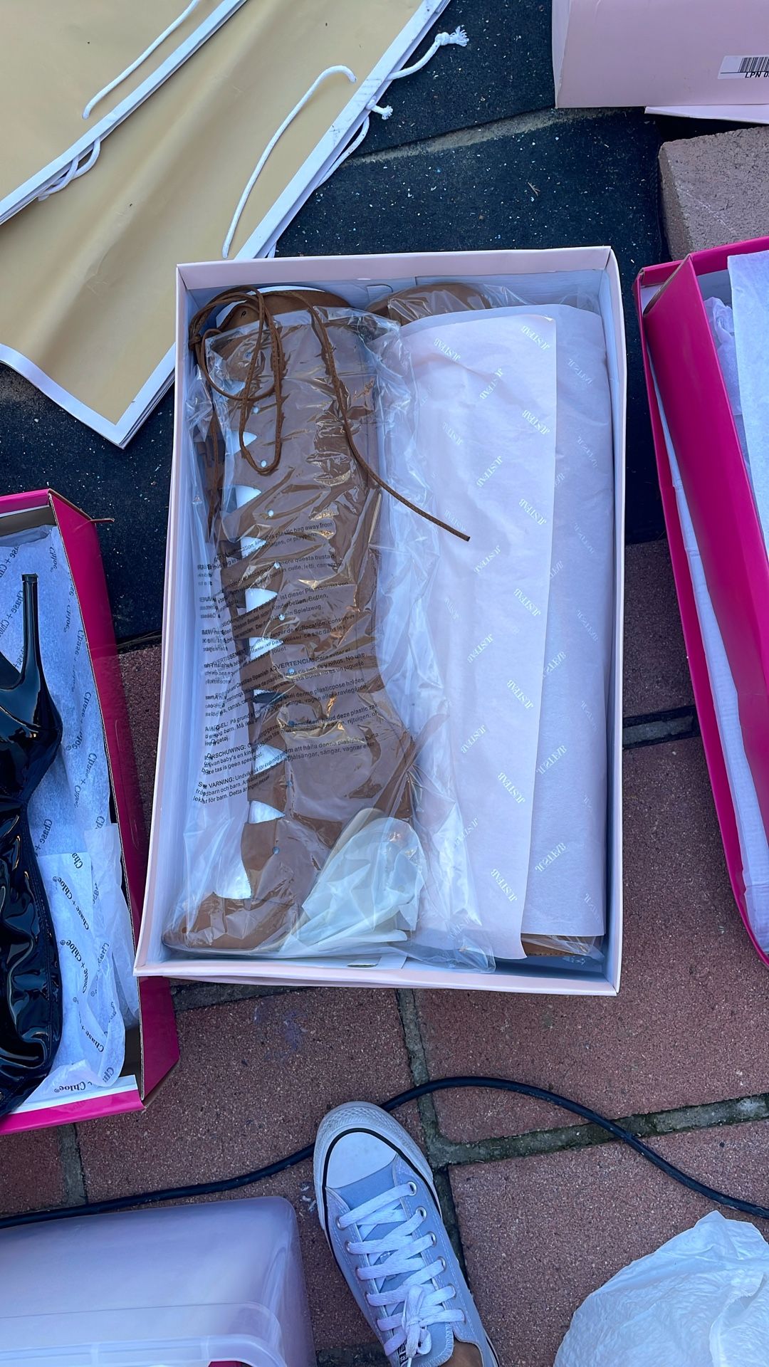 Boot Thigh High Size 9 Whiskey 