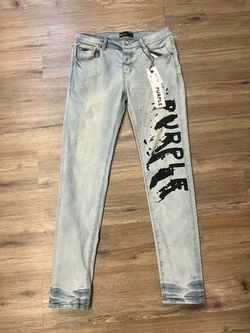 Purple jeans