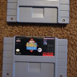 2 SUPER NINTENDO BASEBALL GAMES, WORKING CONDITION 