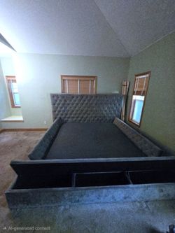 California king storage bed