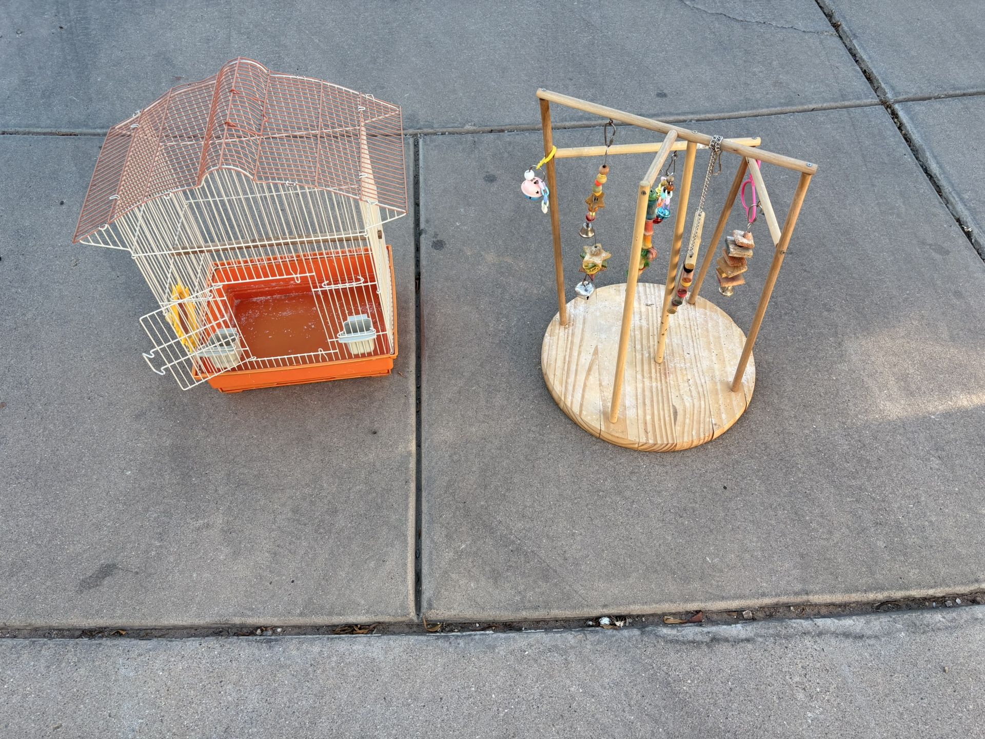Birdcage And Play Structure