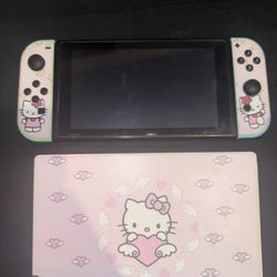 Nintendo Switch Hello Kitty Wrapped