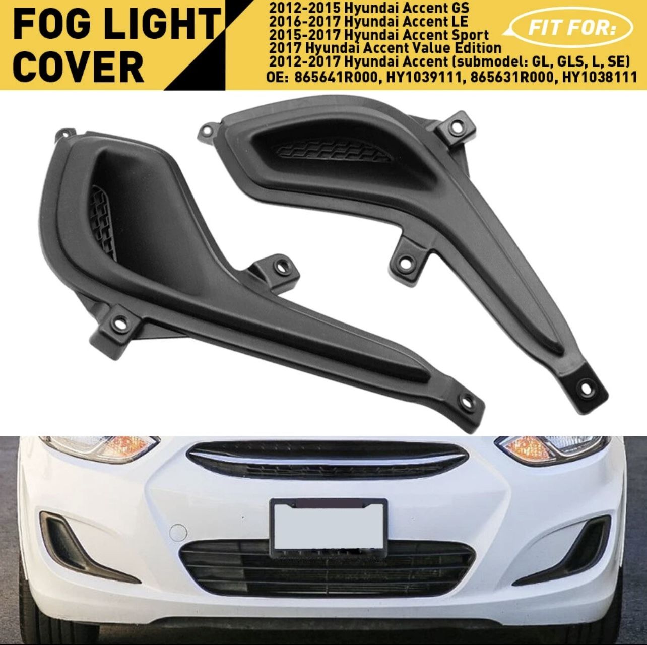 2012– 2017 Hyundai Accent New Parts