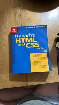 Murach' HTML and CSS 6th edition