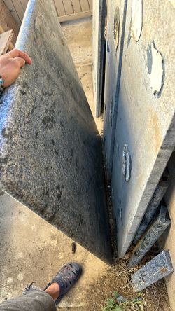Stone Tops Blue Marble With Black Clean !!!