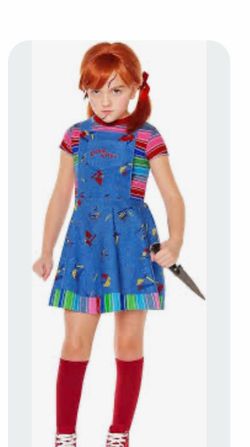 Kids girls Halloween Chucky costume size size12/14