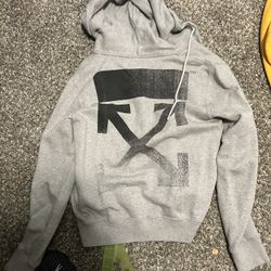 Off White Zip Up 
