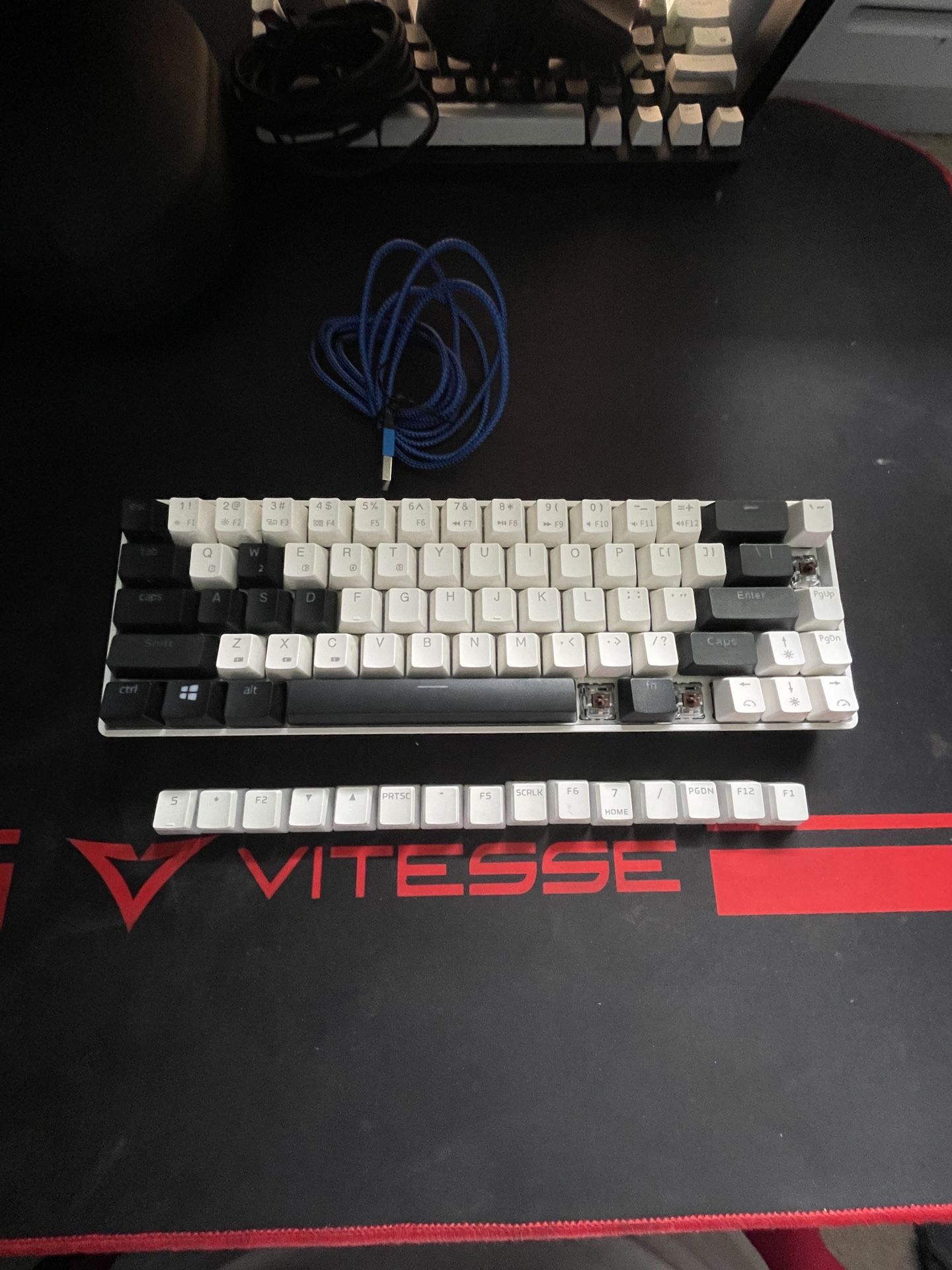 HAVIT KB498L Mechanical Keyboard Gaming Wireless/Wired (White)