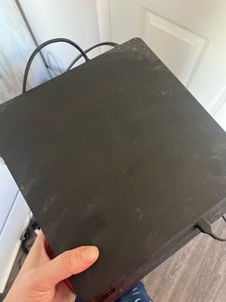 PS4 with controller