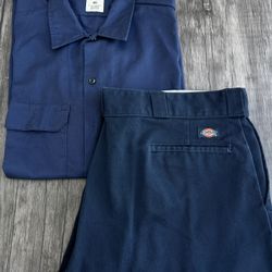 Dickies Work shirt & Pants Set