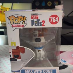 My Life Of Pets Max With Cone Funko Pop