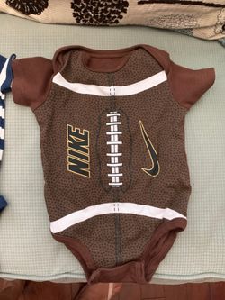 Nike baby football onesie