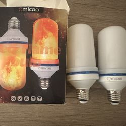 Flame Effect LED Light Bulbs 2-pack