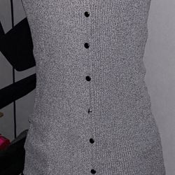 Gray Tube Dress
