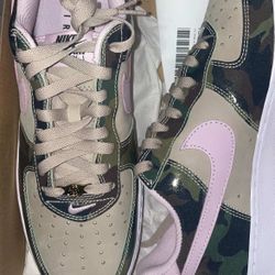 Pink Camo Air Force 1 