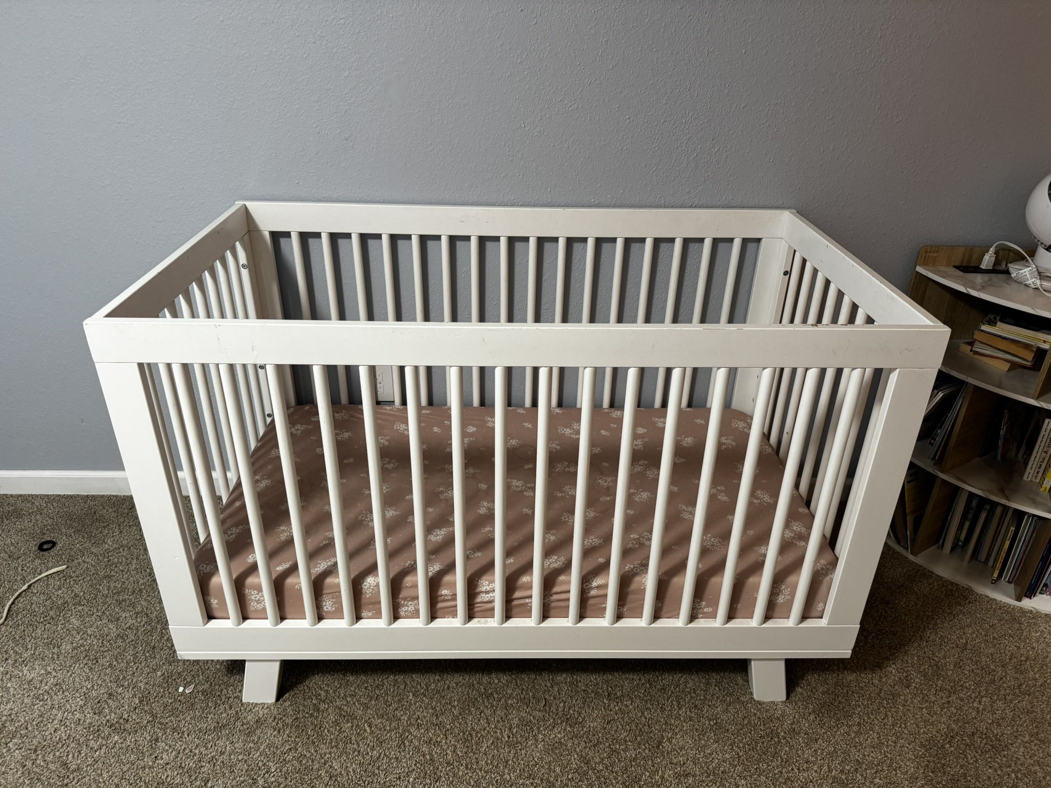 Babyletto Hudson 3-in-1 Convertible Baby Crib with Toddler Bed & Daybed Conversion