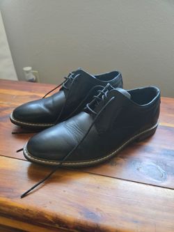 Nunn Bush Hayden Plain Toe Oxfords - Men's Size 8.5 M (Black)