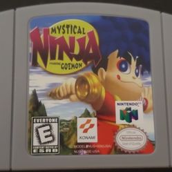 Mystical Ninja Starring Goemon Nintendo 64 Video Game Cartridge N64