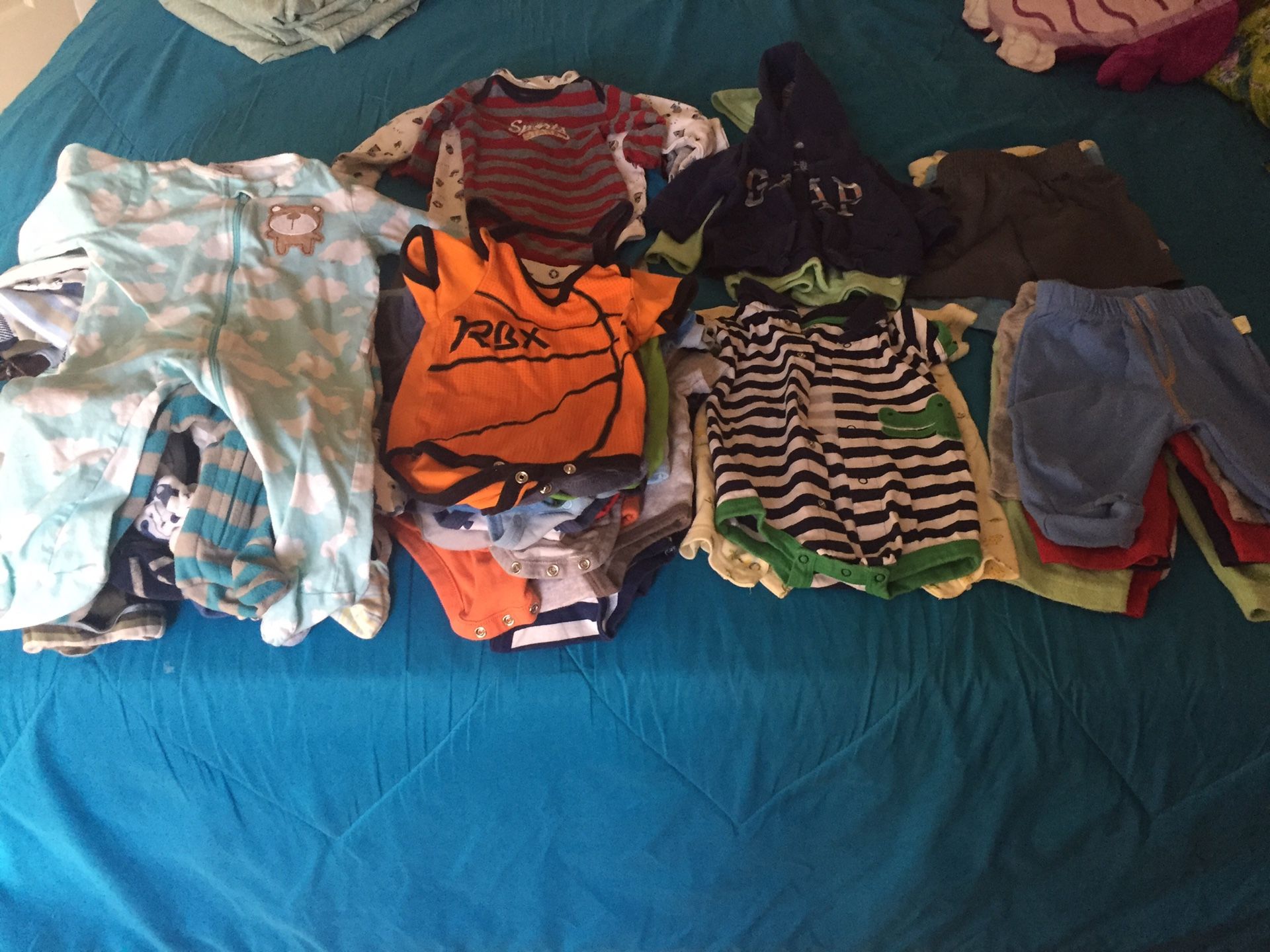 Baby lot clothing sizes 3 to 6 months