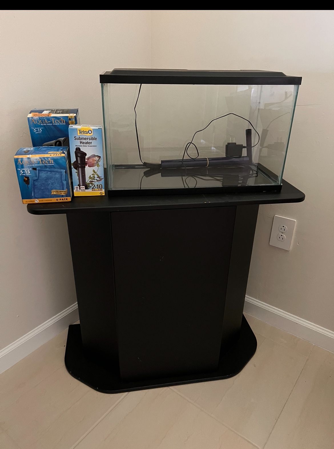 Fish Tank 10 Gallon Combo With Stand 