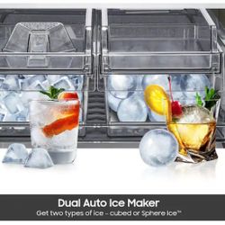 Samsung
Bespoke 36 in. 29 cu. ft. Standard Depth 4-Door French Door Refrigerator with Sphere Ice in Stainless Steel