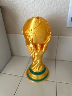 3-D World Cup piggy bank