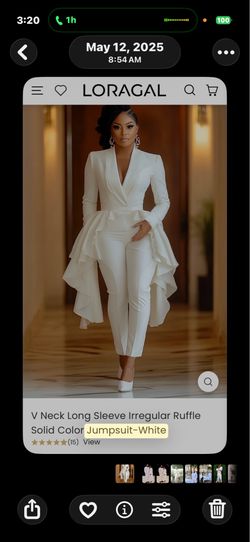 Elegant White Jumpsuit Outfit Plus Shoes!!!