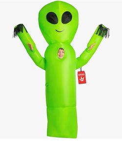 Morph Inflatable Alien Costume For Kids, Blow Up Alien Halloween Costumes, Halloween Costume For Kids