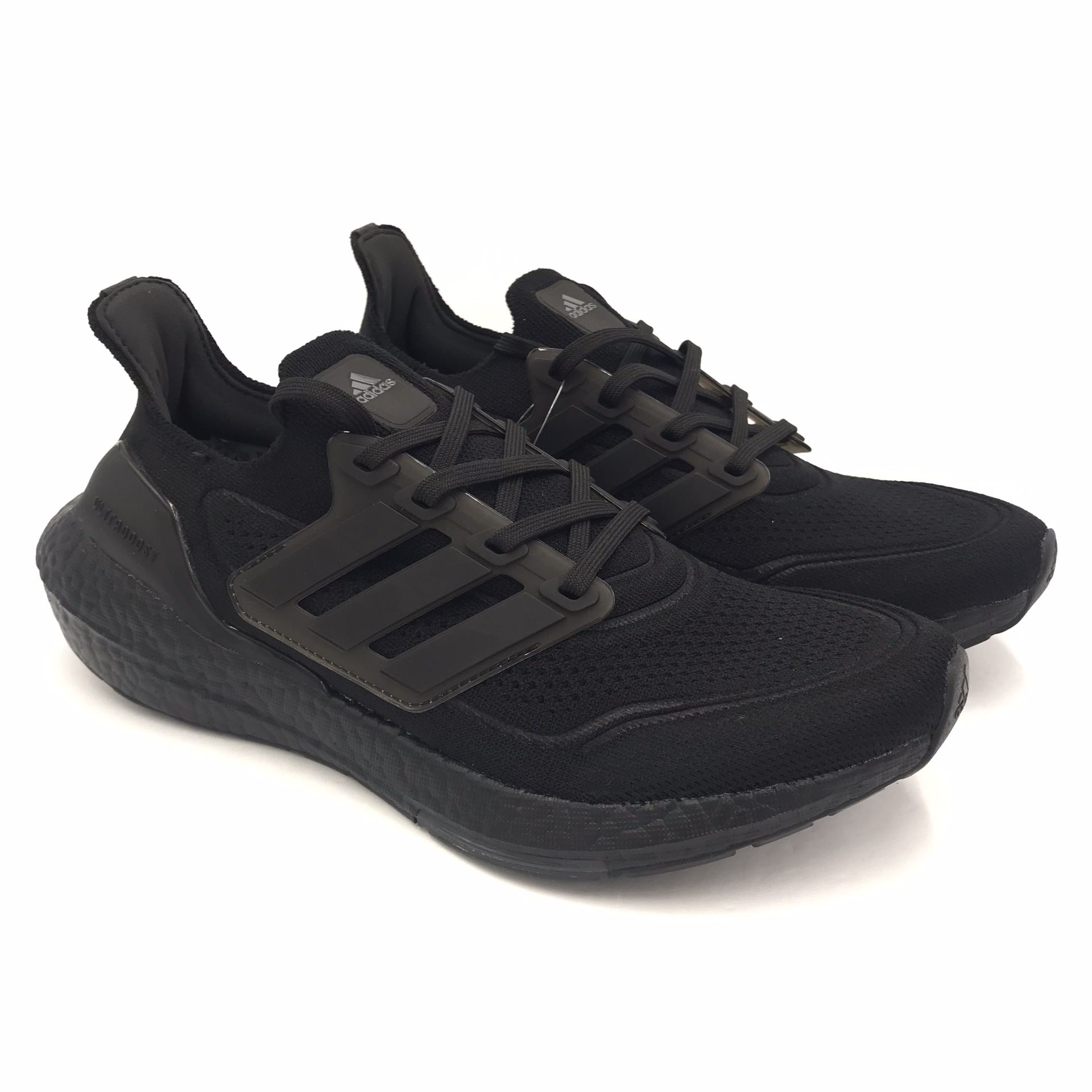 Men's Adidas Ultraboost 21 Triple Black Running Athletic Shoes