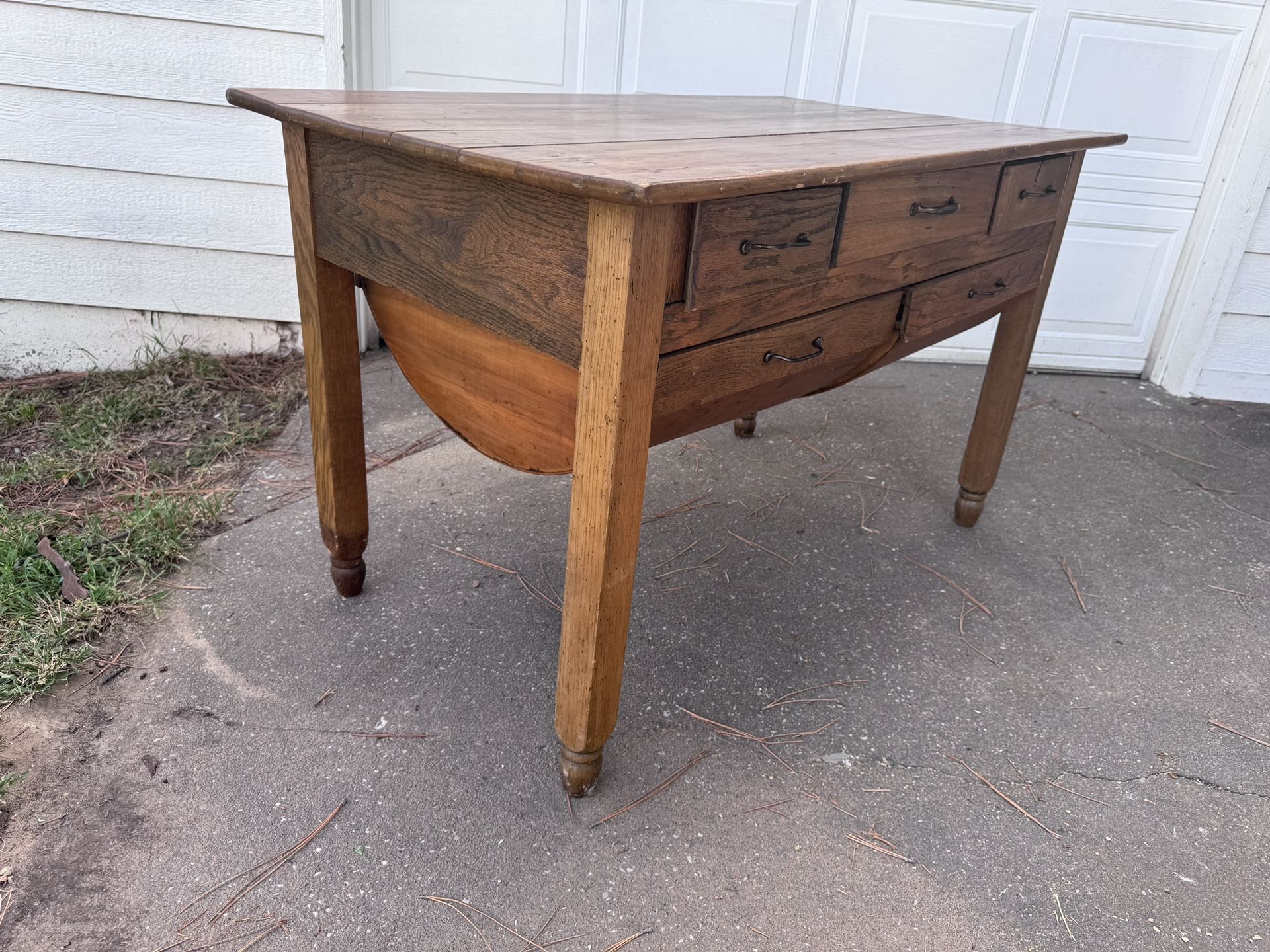 Antique Possum Belly Bakers Table