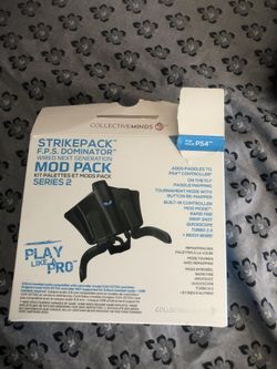 Strikepack For PS4 Controllers With 2 Backpeddles