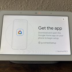 Google Nest Hub 1st Gen Model H1A Home Smart Speaker Screen Audio 7” Display Adult Owned