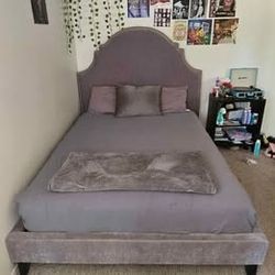 Queen Bed Frame And Head Board 