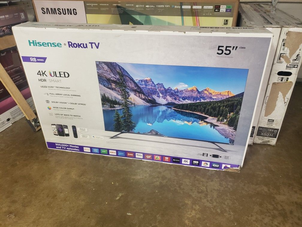 Tv Hisense 55", 4k, ULED, R8 Series, Excellent
