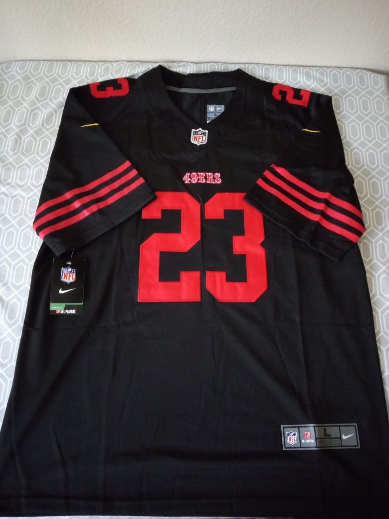 Christian McCaffrey San Francisco 49ers Large Stitched Jersey